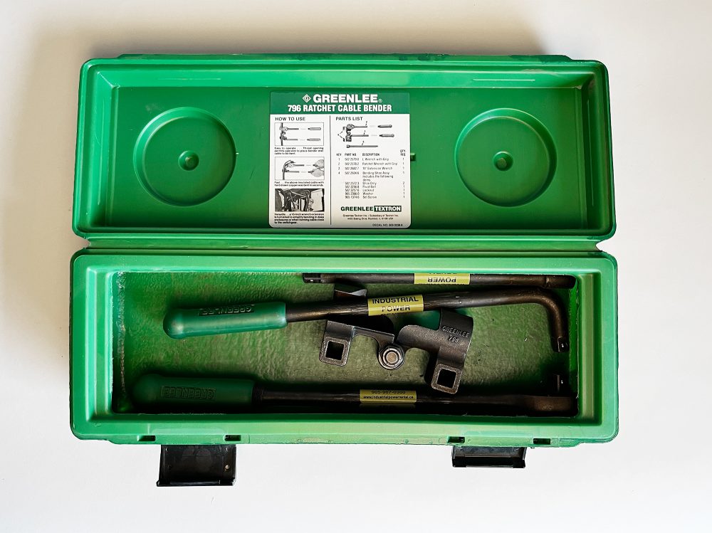 Greenlee 796 Ratchet Cable Bender - Like New